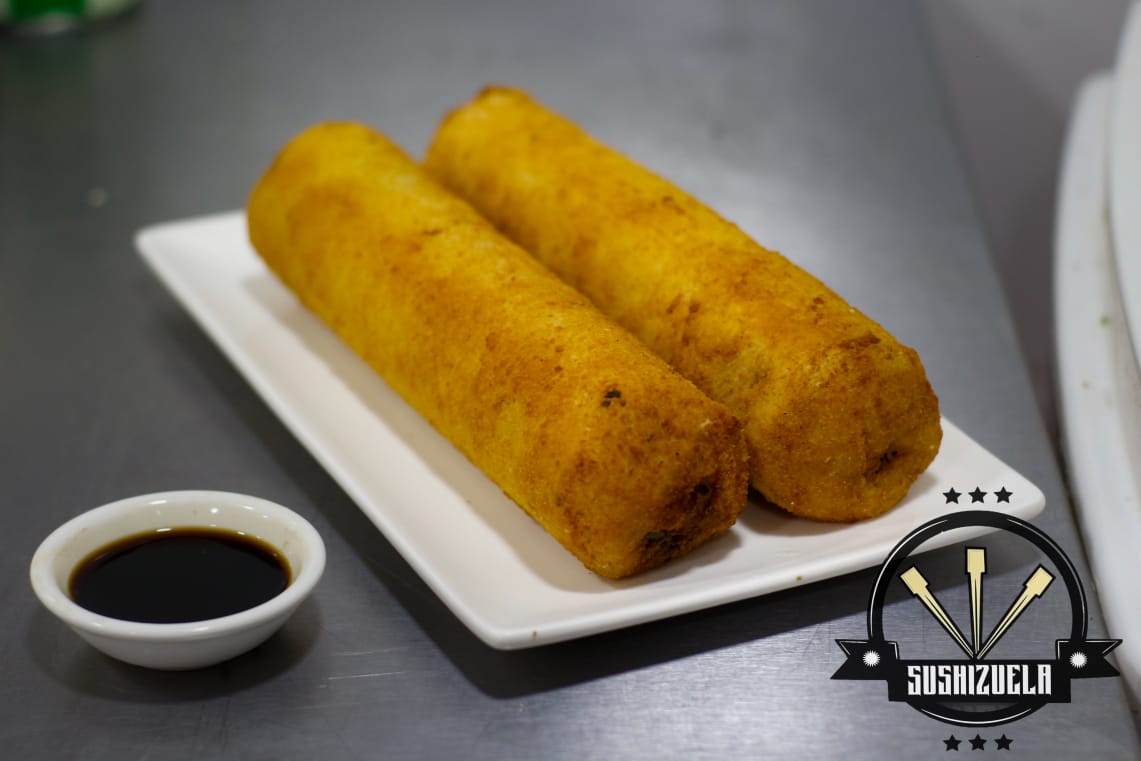 Handrolls Pollo queso champiñon